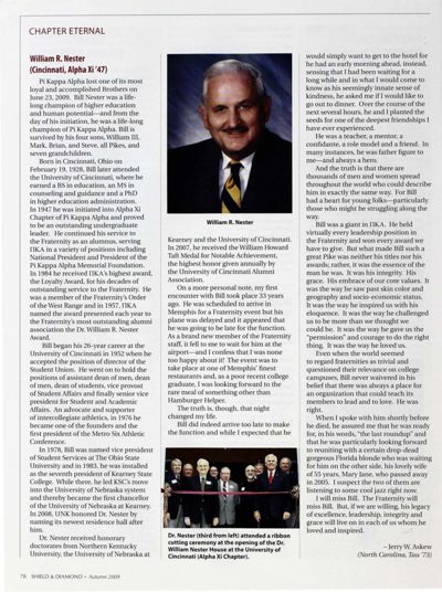 Chapter Eternal, Autumn 2009